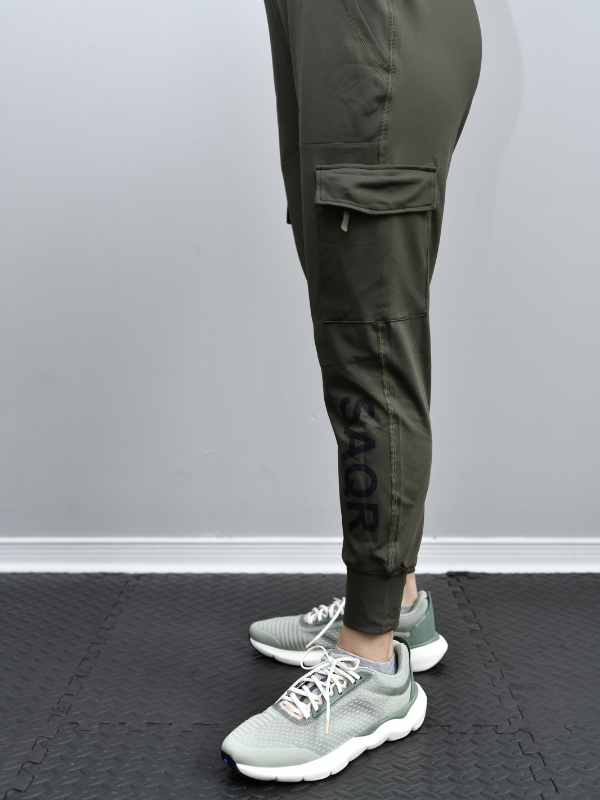 Noor Green Cargo Jogger Pants - Image 5
