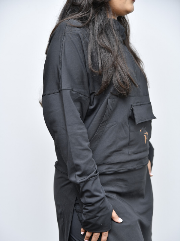 Noor Hoodie Black - Image 2