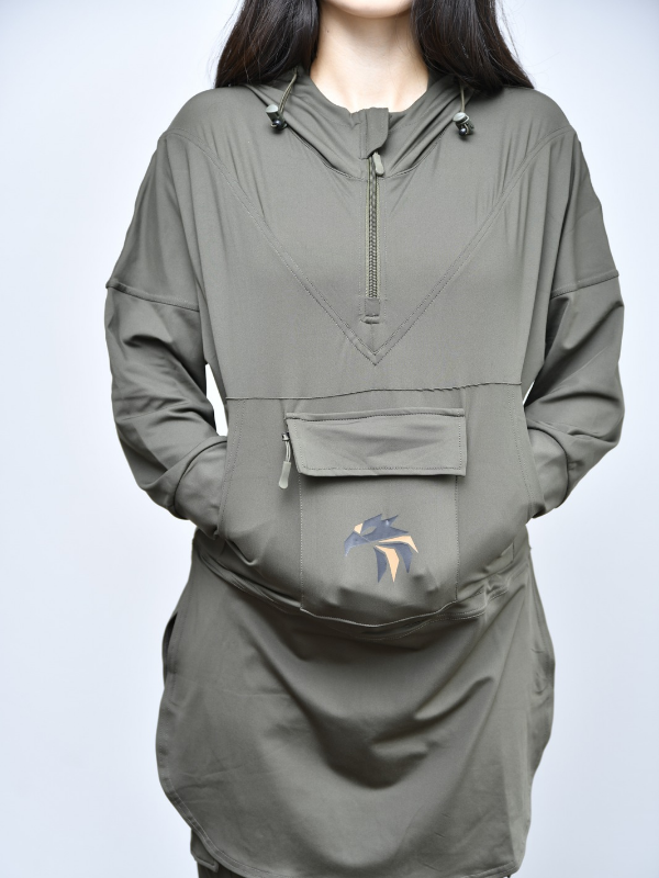 Noor Hoodie Green - Image 2